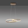 TWIST Suspension Luminaires Paul Neuhaus LED Sable, 1 lumière