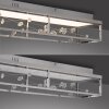 SKINA Plafonnier Luminaires Paul Neuhaus LED Argenté, 1 lumière, Télécommandes
