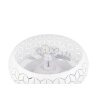 mit Ventilateur de plafond lumineux Luminaires Reality Blanc, 3 lumières, Télécommandes