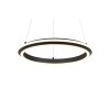 Amador Suspension Luminaires Trio LED Noir, 1 lumière