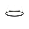 Amador Suspension Luminaires Trio LED Noir, 1 lumière