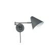 Cosima Applique murale Luminaires Trio Anthracite, 1 lumière