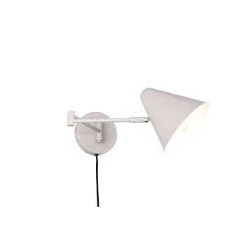 Cosima Applique murale Luminaires Trio Gris, 1 lumière