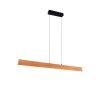 EDGEWOOD Suspension Luminaires Trio LED Bois clair, 1 lumière