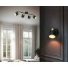Eva Spot de plafond Luminaires Trio Noir doré, 4 lumières