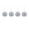 Flynt Suspension Luminaires Trio LED Chrome, 4 lumières