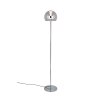 Flynt Lampadaire Luminaires Trio LED Chrome, 1 lumière