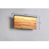 Kalea Applique murale Luminaires Trio LED Bois clair, 1 lumière