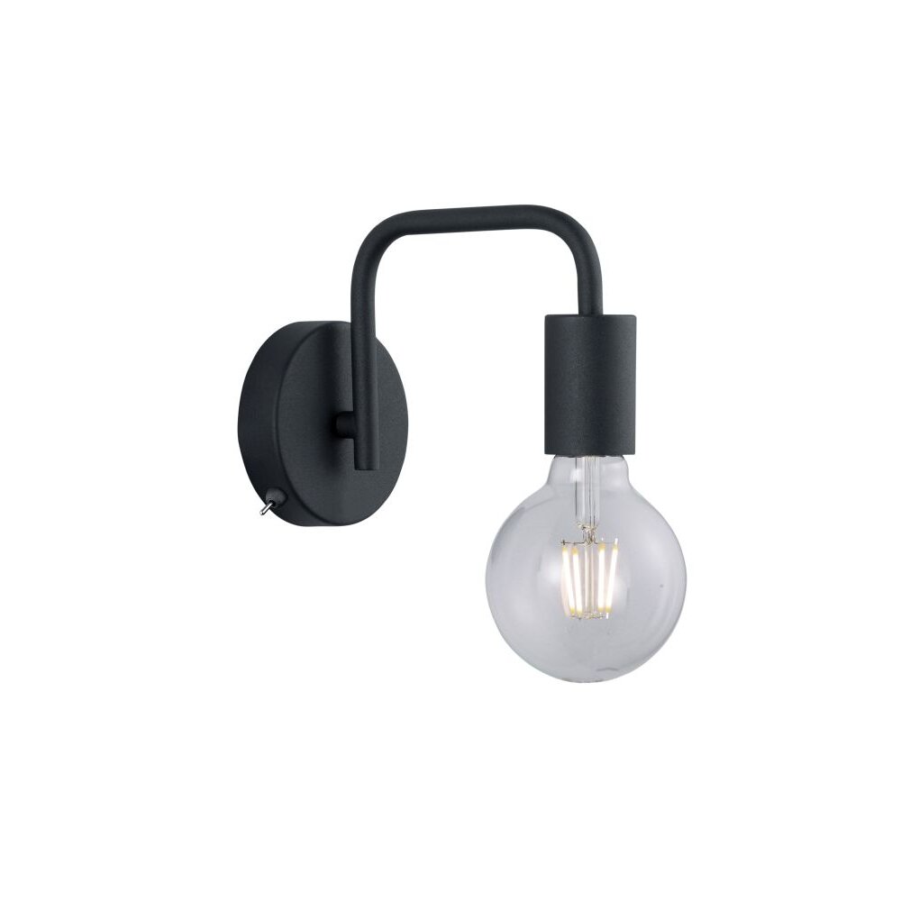 Applique murale Trio Leuchten DIALLO Noir, 1 lumière main product photo