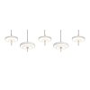 KEATON Suspension Luminaires Trio LED Gris, 1 lumière