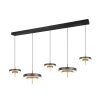 KEATON Suspension Luminaires Trio LED Noir doré, 1 lumière