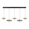KEATON Suspension Luminaires Trio LED Noir doré, 1 lumière