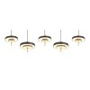 KEATON Suspension Luminaires Trio LED Noir doré, 1 lumière