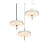 KEATON Suspension Luminaires Trio LED Gris, 3 lumières