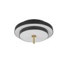 KEATON Plafonnier Luminaires Trio LED Noir doré, 1 lumière