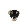 Lumina Plafonnier Luminaires Trio Noir, 3 lumières