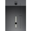 Melita Suspension Luminaires Trio LED Noir, 1 lumière