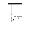 Melita Suspension Luminaires Trio LED Noir doré, 1 lumière