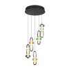 Minerva Suspension Luminaires Trio LED Multicolore, 5 lumières