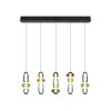 Minerva Suspension Luminaires Trio LED Multicolore, 5 lumières