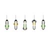 Minerva Suspension Luminaires Trio LED Multicolore, 5 lumières