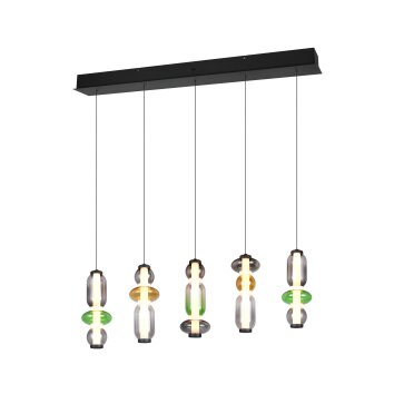 Minerva Suspension Luminaires Trio LED Multicolore, 5 lumières