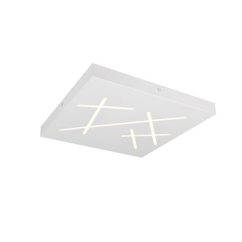 Snip Plafonnier Luminaires Trio LED Blanc, 1 lumière, Télécommandes