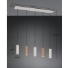 Soka Suspension Luminaires Trio Brun, 5 lumières