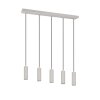 Soka Suspension Luminaires Trio Gris, 5 lumières