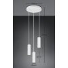 Soka Suspension Luminaires Trio Blanc, 3 lumières