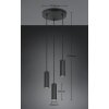 Soka Suspension Luminaires Trio Noir, 3 lumières