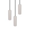 Soka Suspension Luminaires Trio Gris, 3 lumières