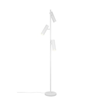 Soka Lampadaire Luminaires Trio Blanc, 3 lumières