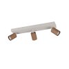 Soka Spot de plafond Luminaires Trio Brun, 3 lumières
