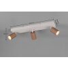 Soka Spot de plafond Luminaires Trio Brun, 3 lumières
