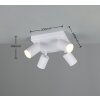 Soka Spot de plafond Luminaires Trio Blanc, 4 lumières