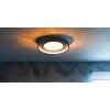 Solea Plafonnier Luminaires Trio LED Noir, 1 lumière