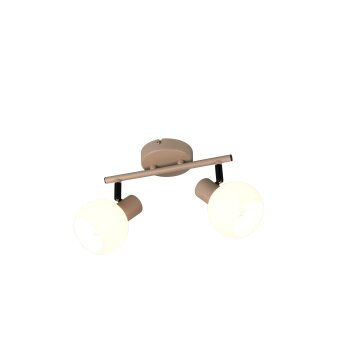 Boba Spot de plafond Luminaires Reality Beige, 2 lumières