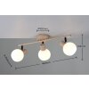 Boba Spot de plafond Luminaires Reality Beige, 3 lumières
