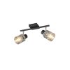 Jack Spot de plafond Luminaires Reality Noir, 2 lumières