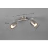Nancy Spot de plafond Luminaires Reality Nickel mat, 2 lumières