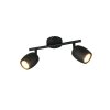 Nancy Spot de plafond Luminaires Reality Noir, 2 lumières