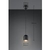 Nara Suspension Luminaires Reality Noir, 1 lumière