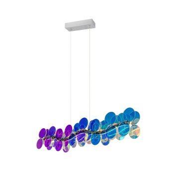 Pulse Suspension Luminaires Reality LED Chrome, 1 lumière