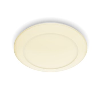Cinnaber Plafonnier Luminaires Philips LED Blanc, 1 lumière