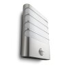 Raccoon Applique murale Luminaires Philips LED Argenté, 1 lumière, Détecteur de mouvement