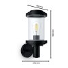 Wandleuchte Lampe murale d´extérieur Luminaires Philips Noir, 1 lumière