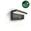 Bustan Lampe murale d´extérieur Luminaires Philips LED Anthracite, 1 lumière, Détecteur de mouvement