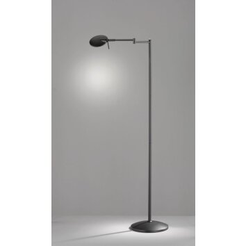 Lampadaire Trio KAZAN LED Noir, 1 lumière