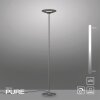 Moon Lampadaire Luminaires Paul Neuhaus LED Argenté, 2 lumières